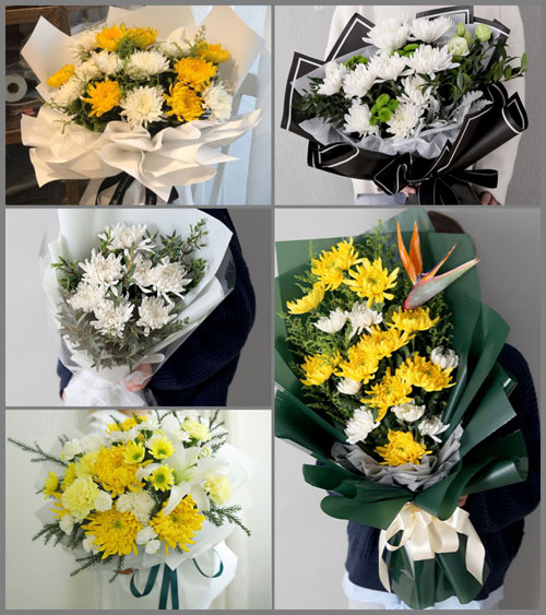 福建福州福清市江镜镇北翁村白事花束代送